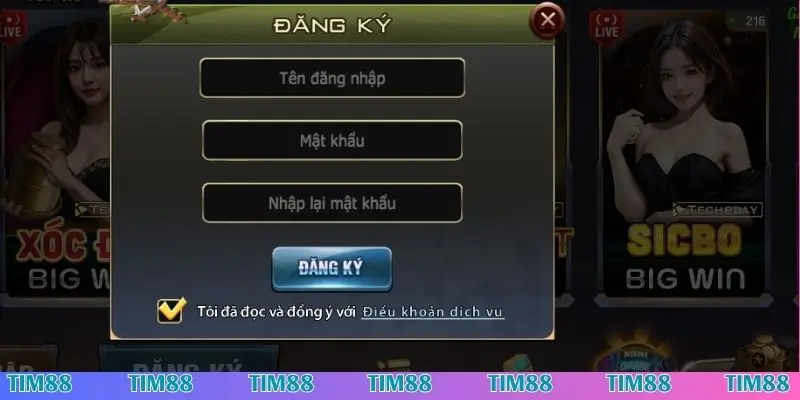 Cách đăng ký TIM88 nhận 50K