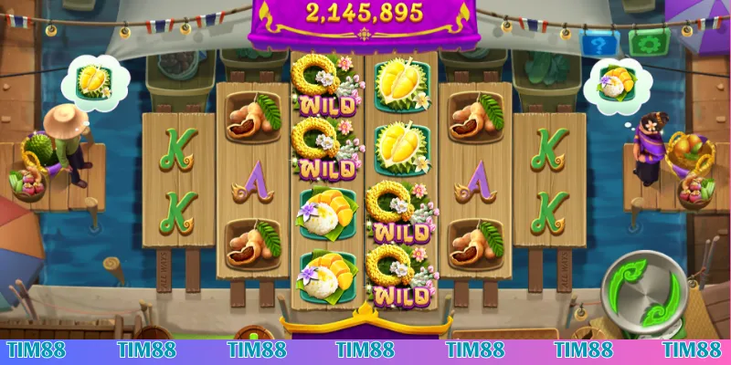 Cốt truyện cuốn hút của slot Thương Gia Chợ Nổi Tim88