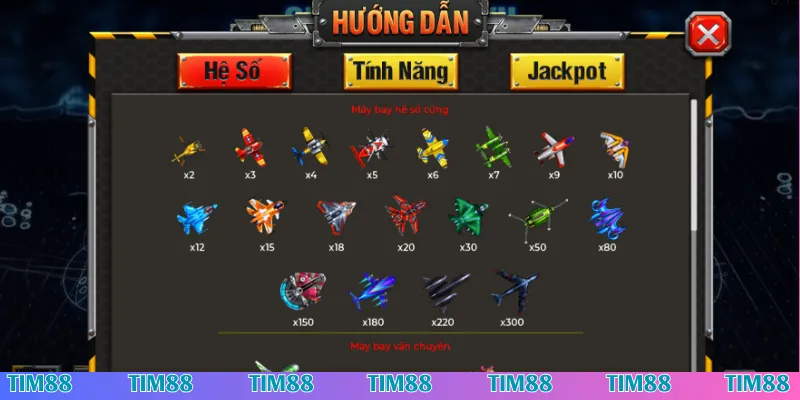 Ưu điểm nổi bật của slot Không Lực Hoàng Gia Tim88